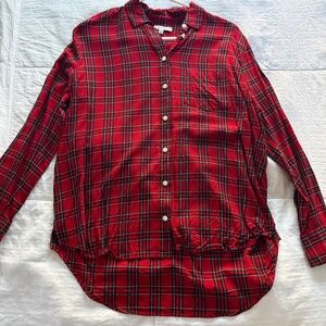 Madewell Oversized Boyfriend Shirt (XXS)